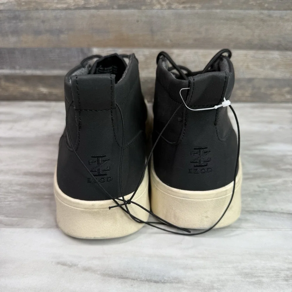IZOD Men's PALMER Chukka Boots Black‎ Casual Shoes Size 10